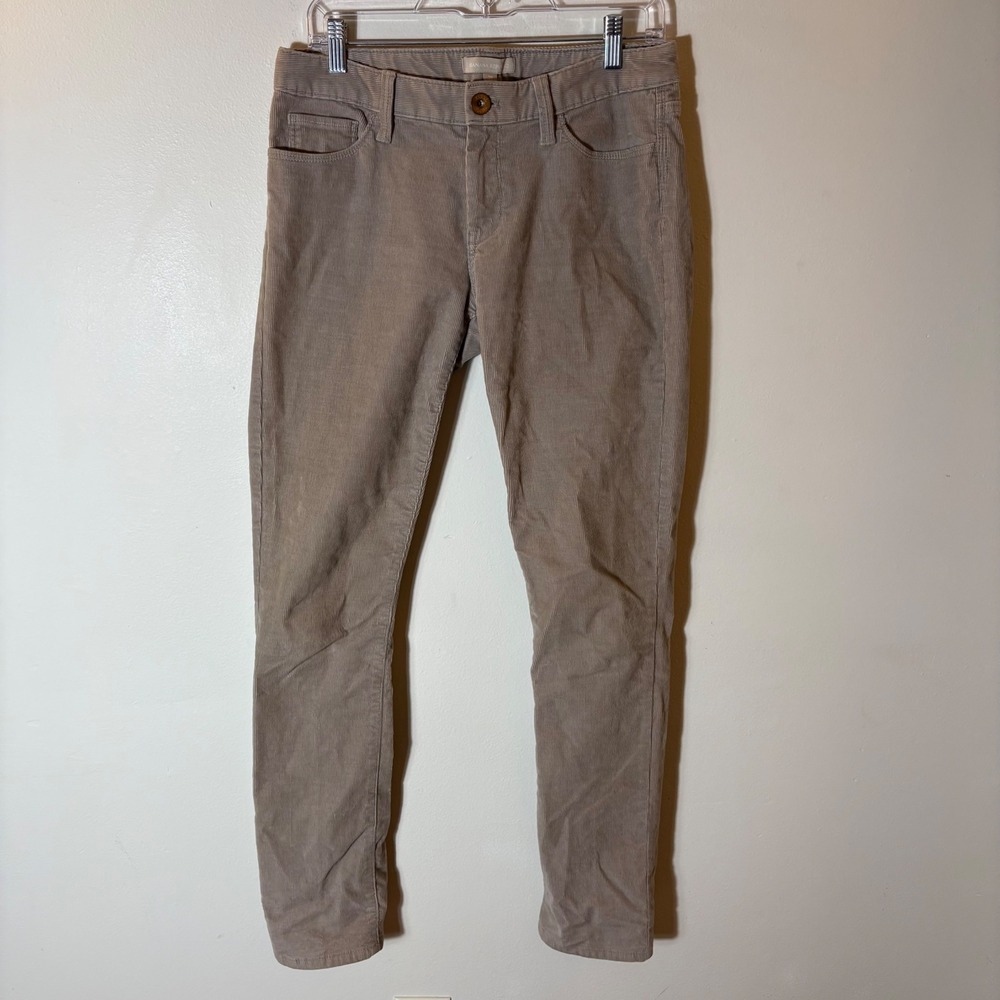 Banana Republic We‎ Skinny Corduroy Pants in Mill Stone Size 28